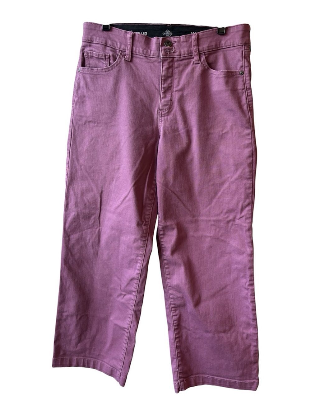 10P St. John's Bay Mauve Wide-Leg Jeans *see comment*